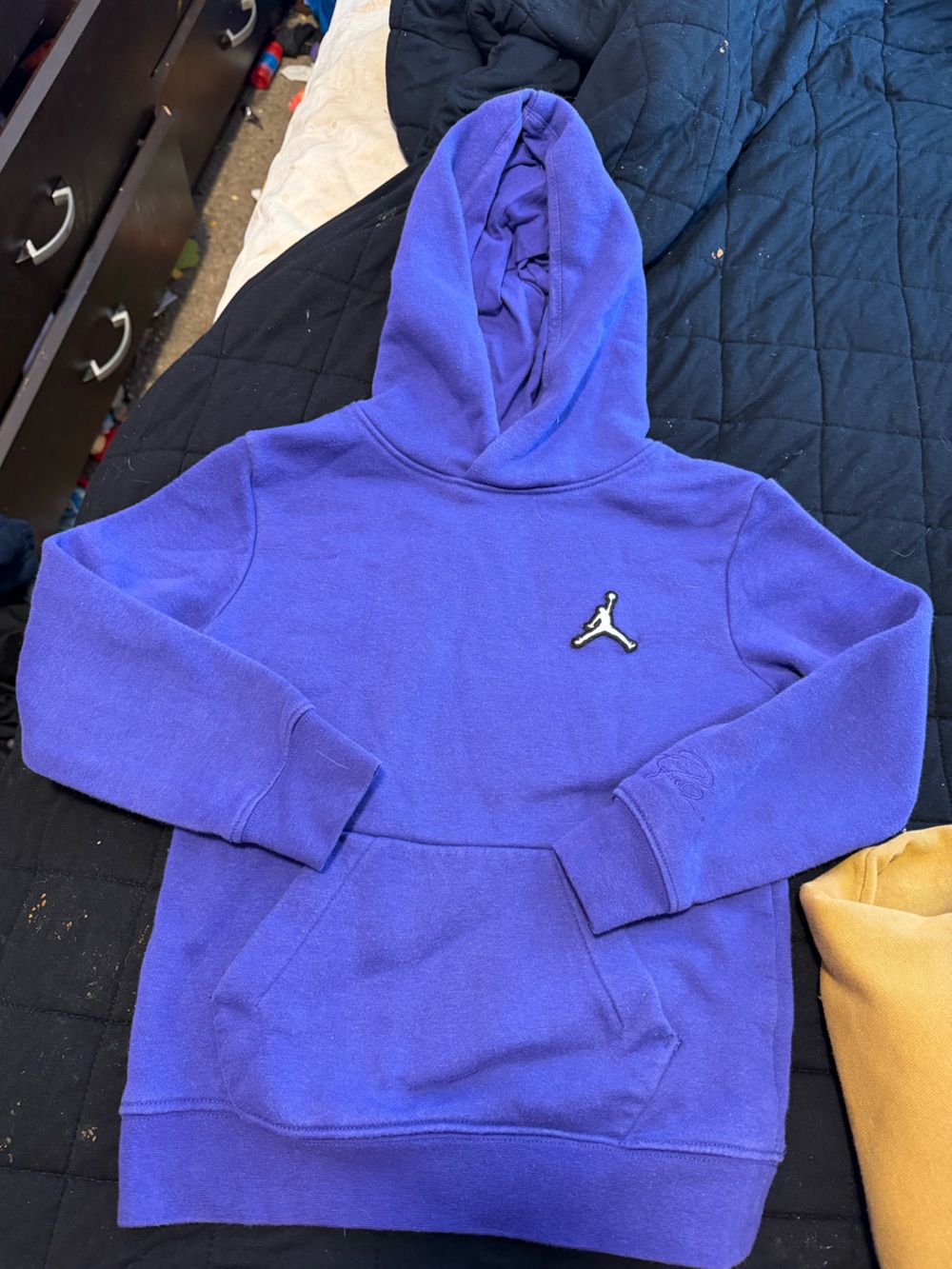 Jordan Purple Kids Hoodie with Jumpman Logo